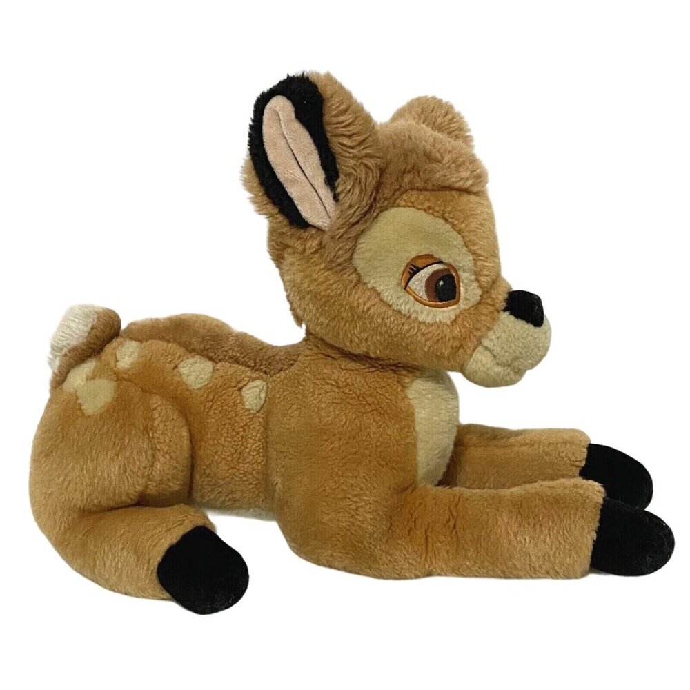 Vintage Disney Store Plush Bambi 13" Fawn Deer Stuffed Animal Stuffie‎ Plushie